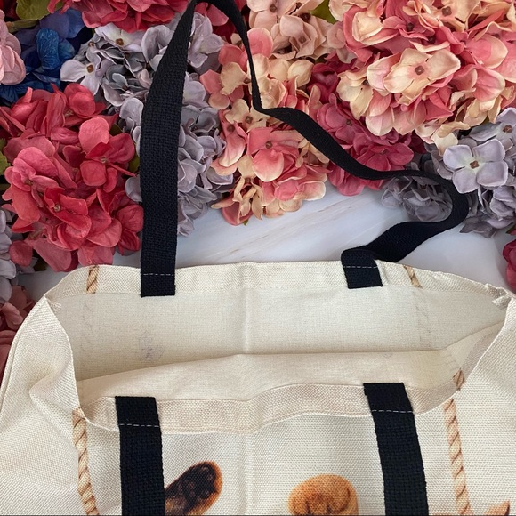 Eco-Friendly Sleeping Kitty Cat Folding Tote Bag - Picture 9 of 12